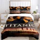 thumbnail image 1 of Titanic Romantic Love Duvet Cover Comforter Bedding set Soft Quilt Cover and Pillowcases for Teens Boy Single/Double/Queen/ Bed Sheets, 1 of 5