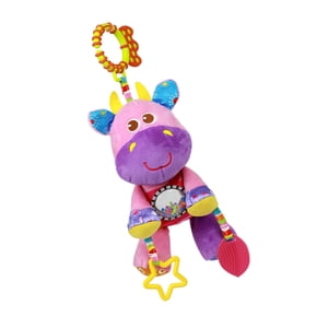 Bothyi - Sonajero Colgante De Bebé De Dibujos Animados Lindo Juguete De Felpa Para Cochecito De Viaje Infantil Púrpura