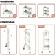 thumbnail image 3 of Carro Organizador Plegable de 3 Niveles Blanco, 3 of 6