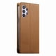 thumbnail image 3 of Funda Tipo Cartera de Cuero Sintético para Samsung Galaxy A32 5G Bloqueo RFID, con Ranuras para Tarjetas y Bolsillo para Efectivo, Cierre Magnético Fuerte Marrón, 3 of 6