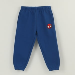 Pantalon De Buzo Niño Spiderman Logo Azul Marvel