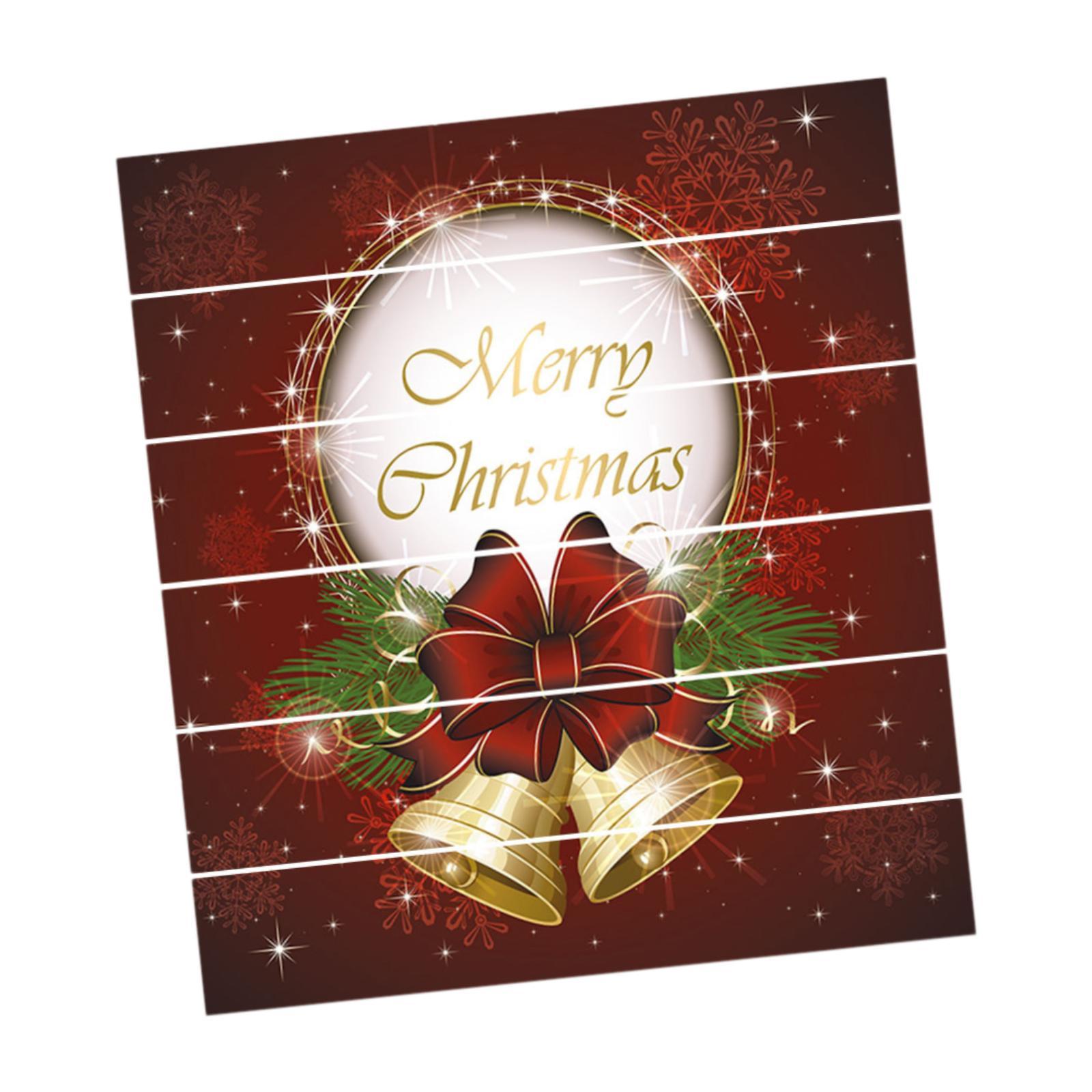 Bothyi - 6X Pegatinas Para Escaleras Calcomanías Navideñas Para Escaleras Con Forma De Campana Para Sala De Estar Familiar