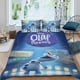 thumbnail image 2 of Olaf Presenta Conjunto de sábanas temático, trío de piezas, cómodo y amigable con la piel, diseño único, regalo de decoración para el hogar para familiares, amigos y fans,140cm *210cm, 2 of 6