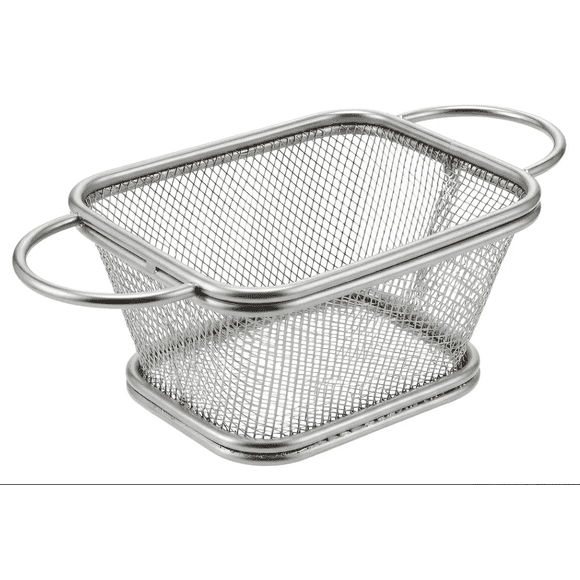 Canasto Canastillo Freidor Papas Fritas 11x13 Cm Cesta