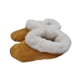 thumbnail image 2 of Pantufla de lana natural y reno camel, 2 of 3