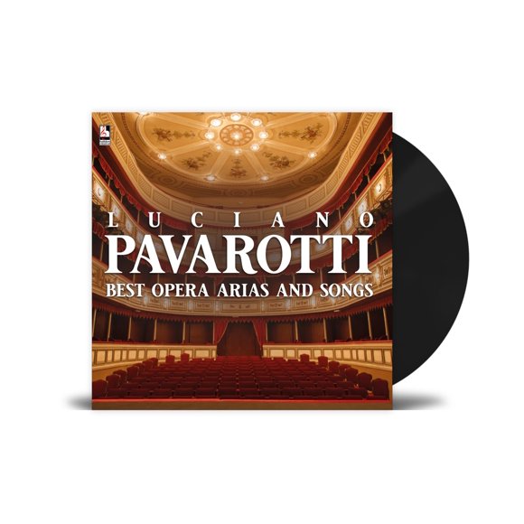 Disco de vinilo halidon – Árias de ópera en vivo de Pavarotti
