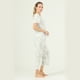 thumbnail image 2 of Pijama de Mujer New Cuore Pantalon Largo Blanco Estampado, 2 of 4