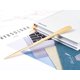 thumbnail image 2 of Abre cartas MUSROD 23 cm Diseño minimalista dorado, 2 of 7