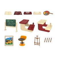 Bothyi - Muebles Para Casa De Muñecas En El Aula, Juguete Para Juego De Imitación, Regalos De Cumpleaños, Escritorio Para El Aula