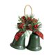 thumbnail image 1 of Adorno De Campanas Navide?as, Decoración Rústica Navide?a Para Manualidades De Bricolaje, Suministros Para Fiestas De Pared, Pintura Verde, 1 of 5