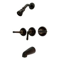 Grifo Kingston Brass Kb235 Magellan Para Bañera Y Ducha, Bronce Frotado Con Aceite