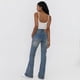 thumbnail image 3 of Jeans Mujer Flare Fit 2 Botones Azul Medio Corona, 3 of 5