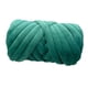 thumbnail image 4 of Chunky Yarn Crocheting Mantas DIY Jumbo Yarn Para Throw Pillow Alfombras Crochet Deep Green, 4 of 5