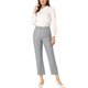thumbnail image 2 of INSPIRE CHIC Conjunto de Maestra para el Regreso a Clases de Mujer Pantalones de Trabajo de Cintura Alta con Elástico en la Espalda hasta el Tobillo XS Gris Sólido, 2 of 6