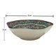 thumbnail image 3 of Pack 4 Platos Bowl Para Salsas Con Diseños Rombos rojo, 3 of 3