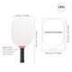 thumbnail image 3 of Juego de 6 palas de Pickleball PYD Life 19 x 39 cm para sublimación, 3 of 6