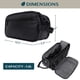 thumbnail image 4 of Neceser PAVILIA Travel Essentials Shaving Dopp Kit para hombre, 4 of 7