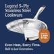 thumbnail image 3 of Juego de utensilios de cocina LEGEND COOKWARE de acero inoxidable de 5 capas, 7 piezas, 3 of 7