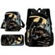 thumbnail image 1 of Super Hero B-BatmanS LOGO 3 pcs set Child School Backpack With Shoulder Bag Pencil Bags School Bags for Boys Girls Best Gift, 1 of 3
