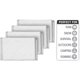 thumbnail image 3 of Mantas térmicas Mylar de emergencia Swiss Safe a granel, 3 of 6