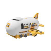 Bothyi - Juego De Juguetes De Avión, Rompecabezas De Desarrollo Sensorial, Juguetes Para Niños Pequeños, Niños, Amarillo