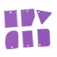 thumbnail image 4 of 6 Piezas De Raspador Para Alisar Pasteles, Utensilios Para Hornear, Alisador De Glaseado Para Pasteles Para Principiantes, Pastelería Púrpura, 4 of 5