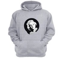 Genérico - Polerón Canguro Marilyn Gris Claro Talla Xl Unisex