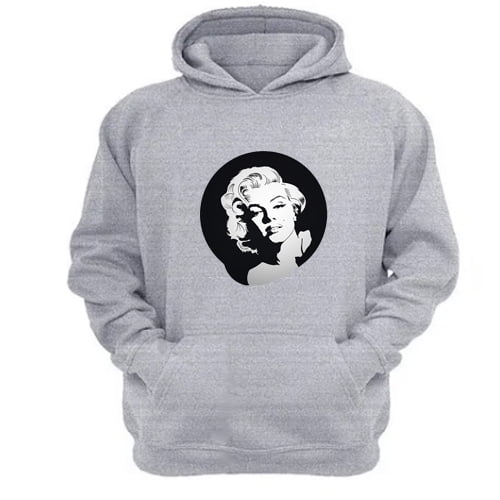 Genérico - Polerón Canguro Marilyn Gris Claro Talla Xs Unisex