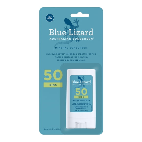 Protector solar en barra BLUE LIZARD Mineral SPF 50+ 15 ml para niños