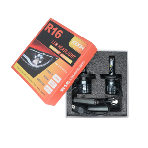 Genérico - X2 Luces Turbo Led R16 3000W 30.000 Lúmenes Autos Camión H4