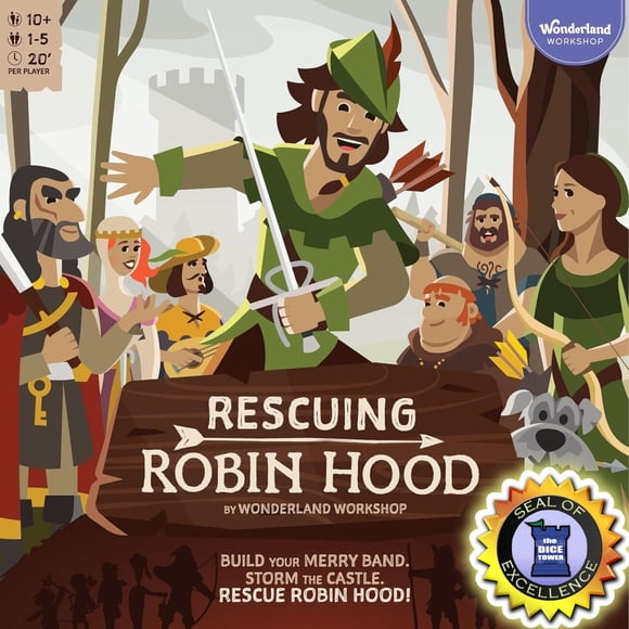 Juego de mesa Rescatando a Robin Hood (1‑5 jugadores) – Wonderland Workshop