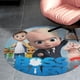 thumbnail image 4 of Boss Baby 3 / El Bebé Jefazo 3 Alfombra Redonda de Felpa Coral, Antideslizante, No Desprende Pelusas, Lavable y Duradera para Salón, Dormitorio y Habitación de Niños 60cm, 4 of 6