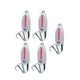 thumbnail image 5 of 5 piezas de cucharas de pesca, cebos y señuelos para lubinas, cucharas de fundición, cebos metálicos para jigging, cebos para pescar leucomas, truchas Plata 60g, 5 of 5