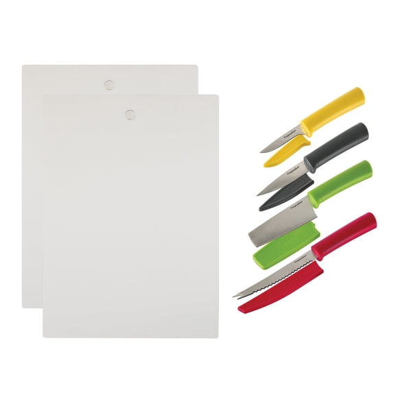 Set Cocina PrepSolutions 6 piezas, cuchillos de acero inoxidable y tablas