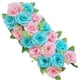 thumbnail image 1 of Ramo De Camino De Mesa Con Panel De Flores Rosas De Arco Para Boda Azul Y Rosa, 1 of 3