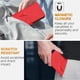 thumbnail image 4 of Funda Cartera Fibra de Carbono para Motorola MOTO G42 con Soporte y Cierre Magnético Rojo, 4 of 6