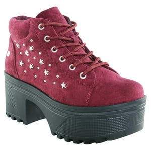 Danicolle Calzado - Botin Estrella Alto Rojo Danicolle