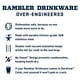 thumbnail image 2 of Vaso Rambler De Acero Inoxidable Con Aislamiento Al Vacío De 900 Ml, 2 of 3