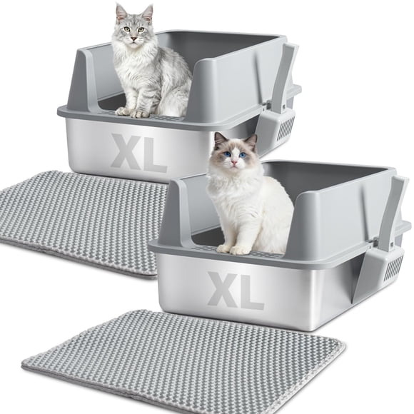 Caja de arena LEGOURNS 58 cm x 38 cm x 25 cm, 2 unidades, XL, acero