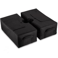 Xusx111 - Bolsa De Peso De Base De Paraguas Cuadrada, 18 "", Se Ajusta A Cualquier Desplazamiento, Cantilever Y Cualquier Soporte De Paraguas Al Aire Libre, Bolsa Llenable De Arena Resistente Al Viento