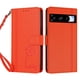 thumbnail image 3 of Funda Cartera Trébol para Google Pixel 8 Pro con Ranuras Tarjetas y Carga Inalámbrica Naranja, 3 of 6