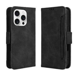 Funda Tipo Billetera Foxdock Para Iphone 16 Pro – Tapa Flip Con Tarjetero