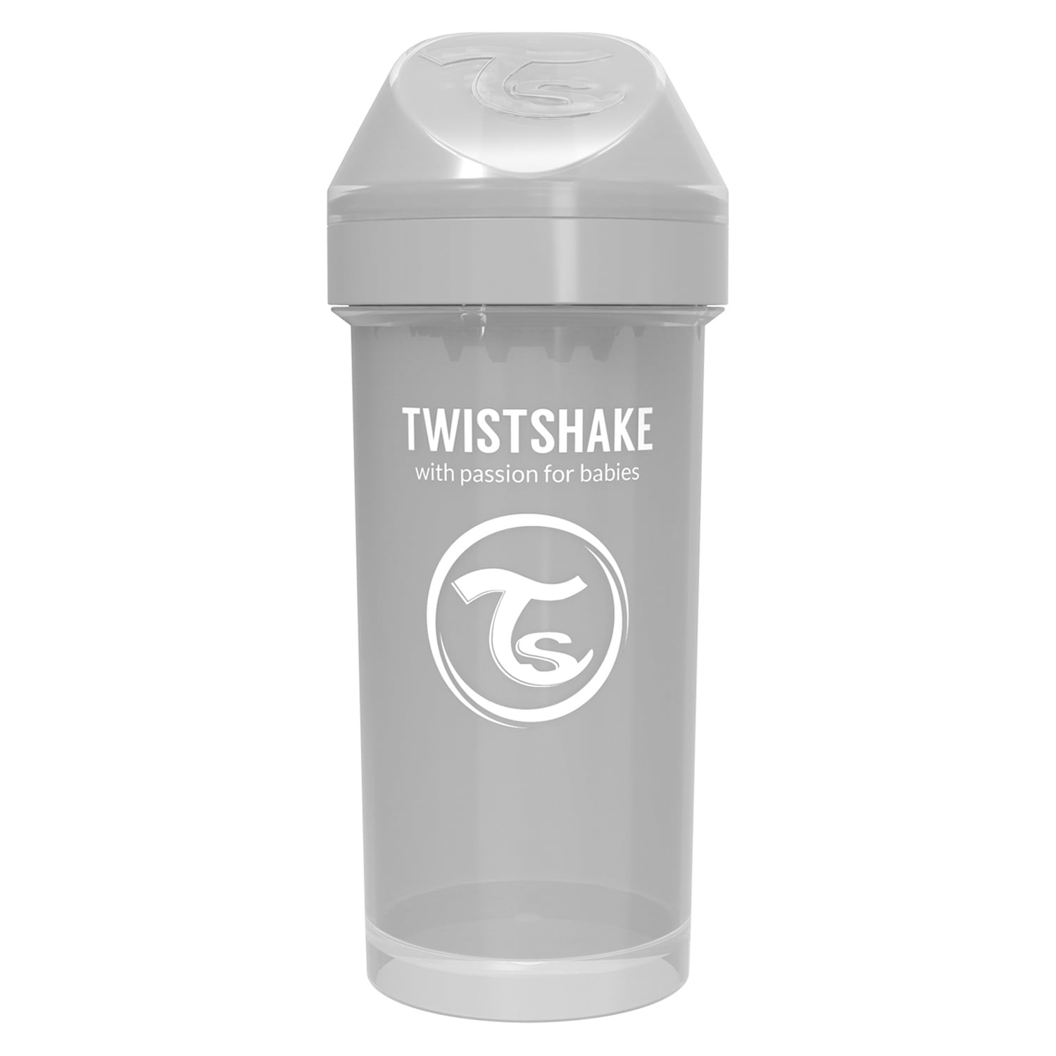 Twistshake - Vaso Kid Cup 360 Ml 12+meses Gris Pastel