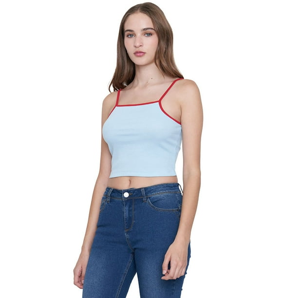 Peto Mujer Halter Celeste Corona