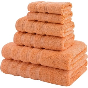 American Soft Linen - Set De 6 Toallas Edison 100% Algodón Turco