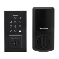 Cerradura De Puerta Kwikset Smartcode 270 Con Entrada Sin Llave, Color Negro Mate