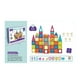 thumbnail image 3 of Juguete Construccion Castillo Bloques Magneticos 77 Piezas Colores, 3 of 6