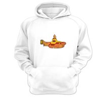 Genérico - Polerón Canguro The Beatles Blanco Talla Xs Unisex