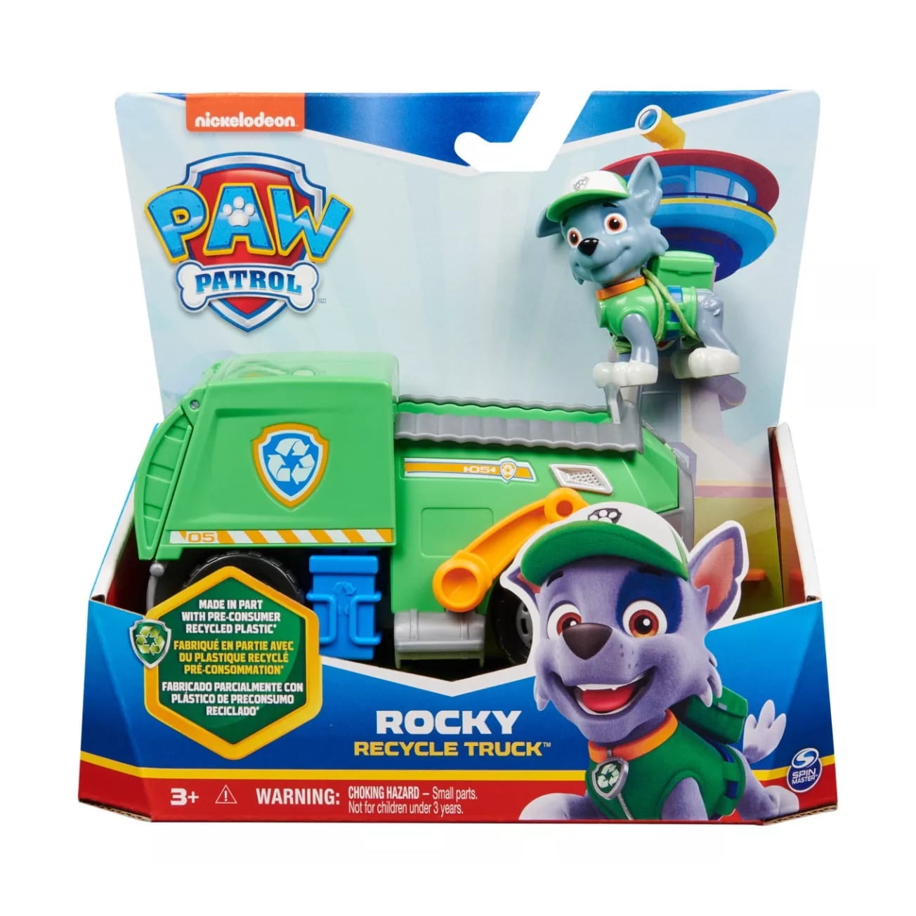 Vehículo Paw Patrol Rocky
