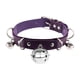 thumbnail image 3 of Gargantilla Gótica Para Mujer, Collar Con Forma De Campana Para Adultos, Para Festivales, Disfraces, Cosplay, Color Morado, 3 of 5